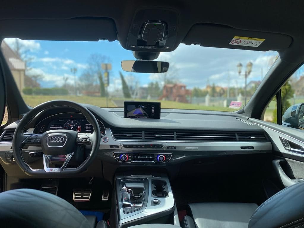 Czarny, matowy BANDYTA Audi SQ7 4.0 v8 435km ! Ogromne auto ze sportowym charatkerem !