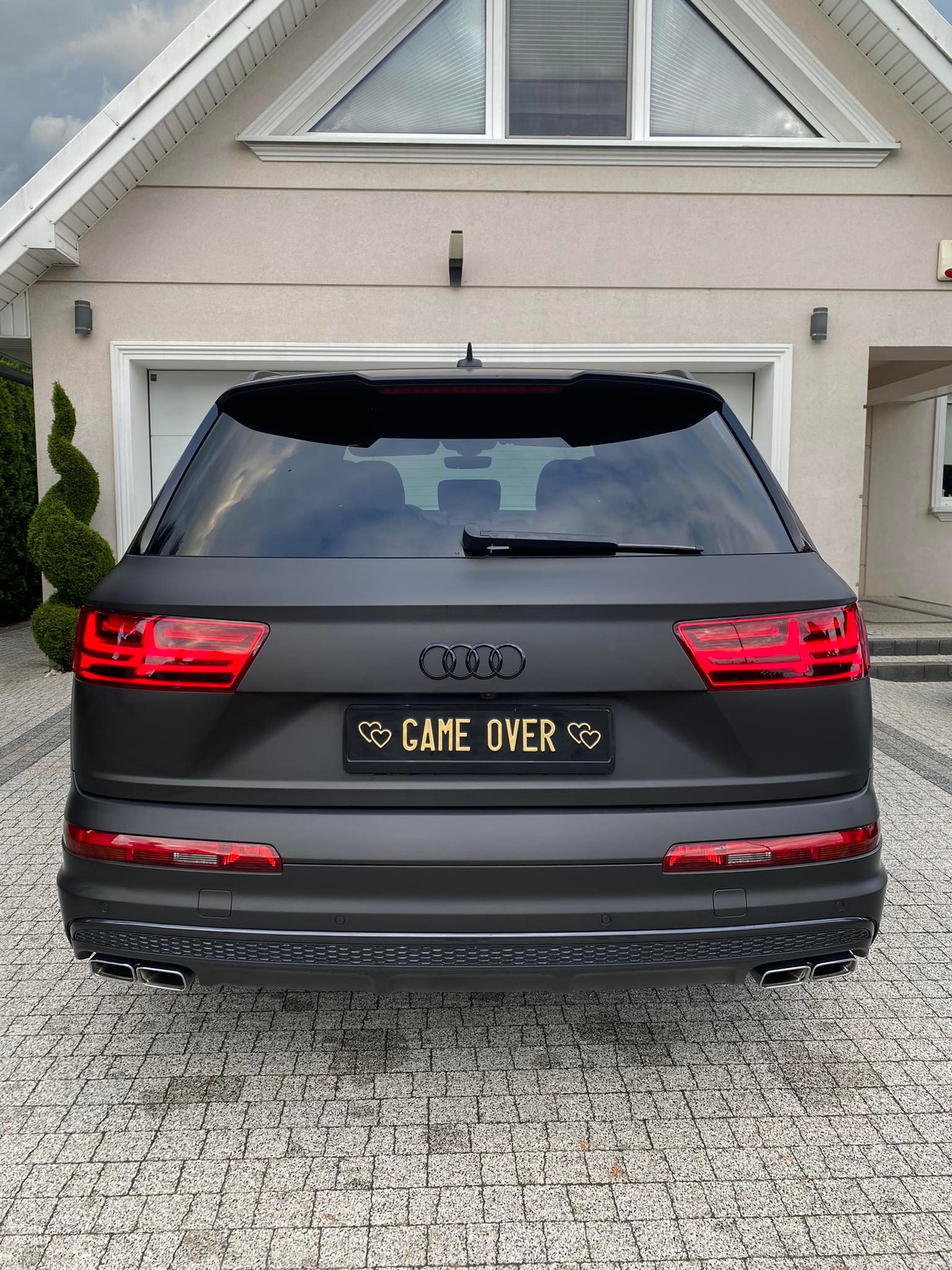 Czarny, matowy BANDYTA Audi SQ7 4.0 v8 435km ! Ogromne auto ze sportowym charatkerem !
