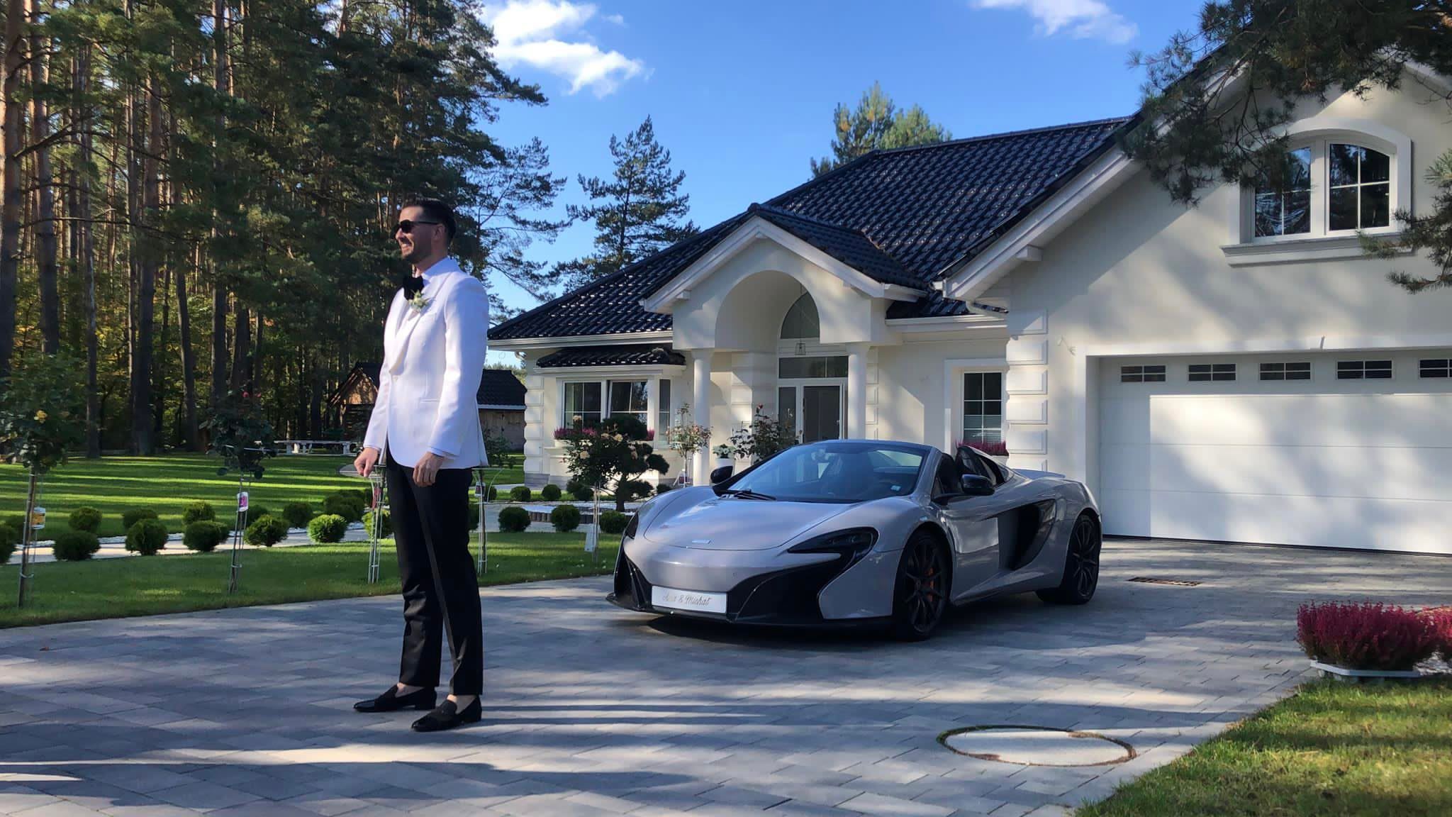 McLaren 650s Spider (Cabrio) v8 650km 2.9 do 100 ! Supercar na wasze wesele ! Sam prowadzisz
