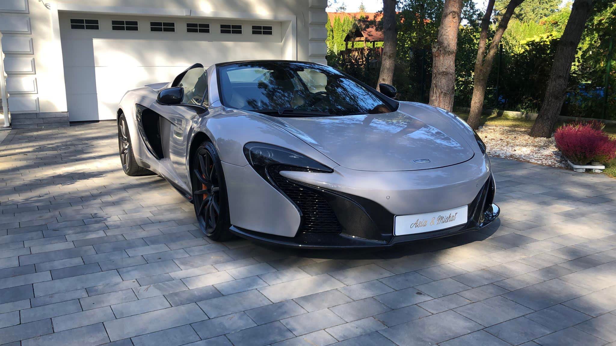 McLaren 650s Spider (Cabrio) v8 650km 2.9 do 100 ! Supercar na wasze wesele ! Sam prowadzisz