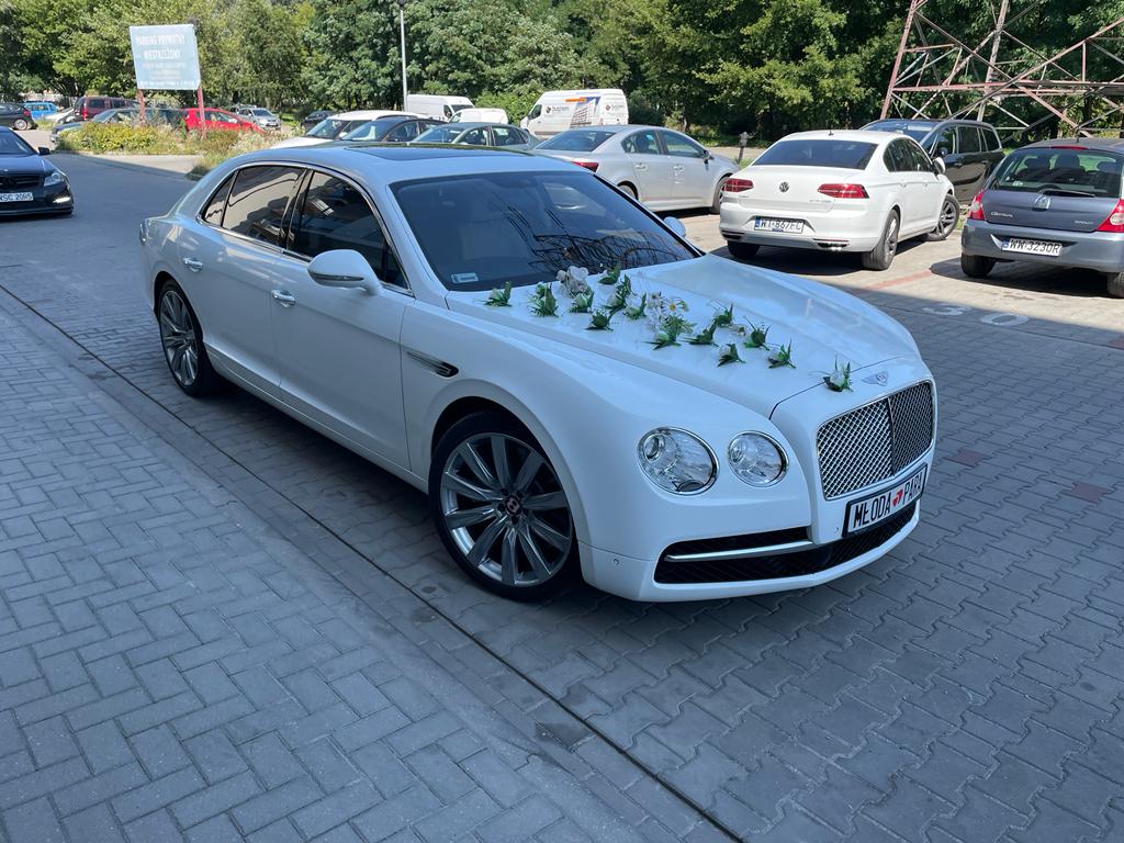 Biały Bentley Continental Flying Spur / jasne wnętrze / możliwość prowadzenia !