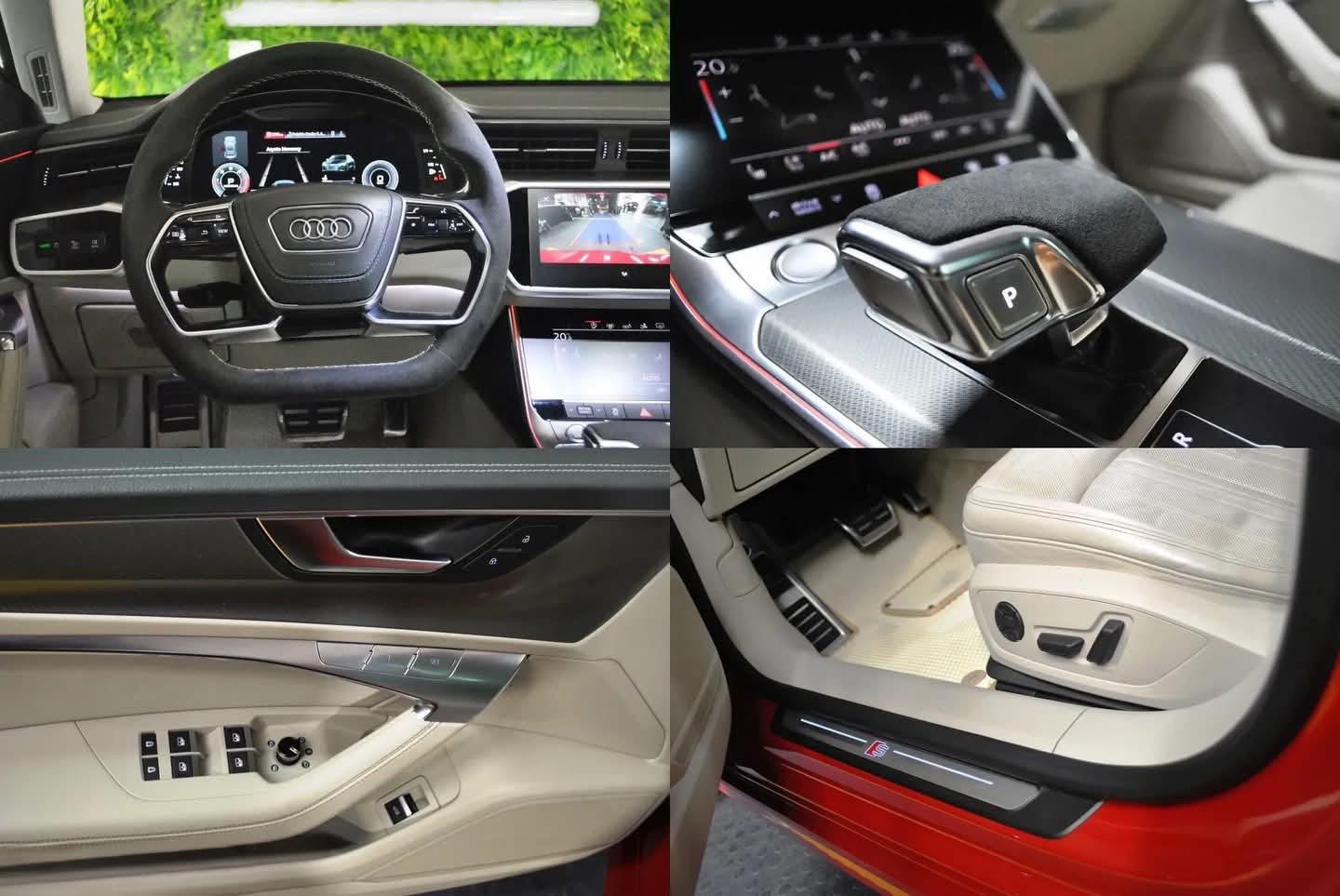 Najnowsze czerwone Audi S7