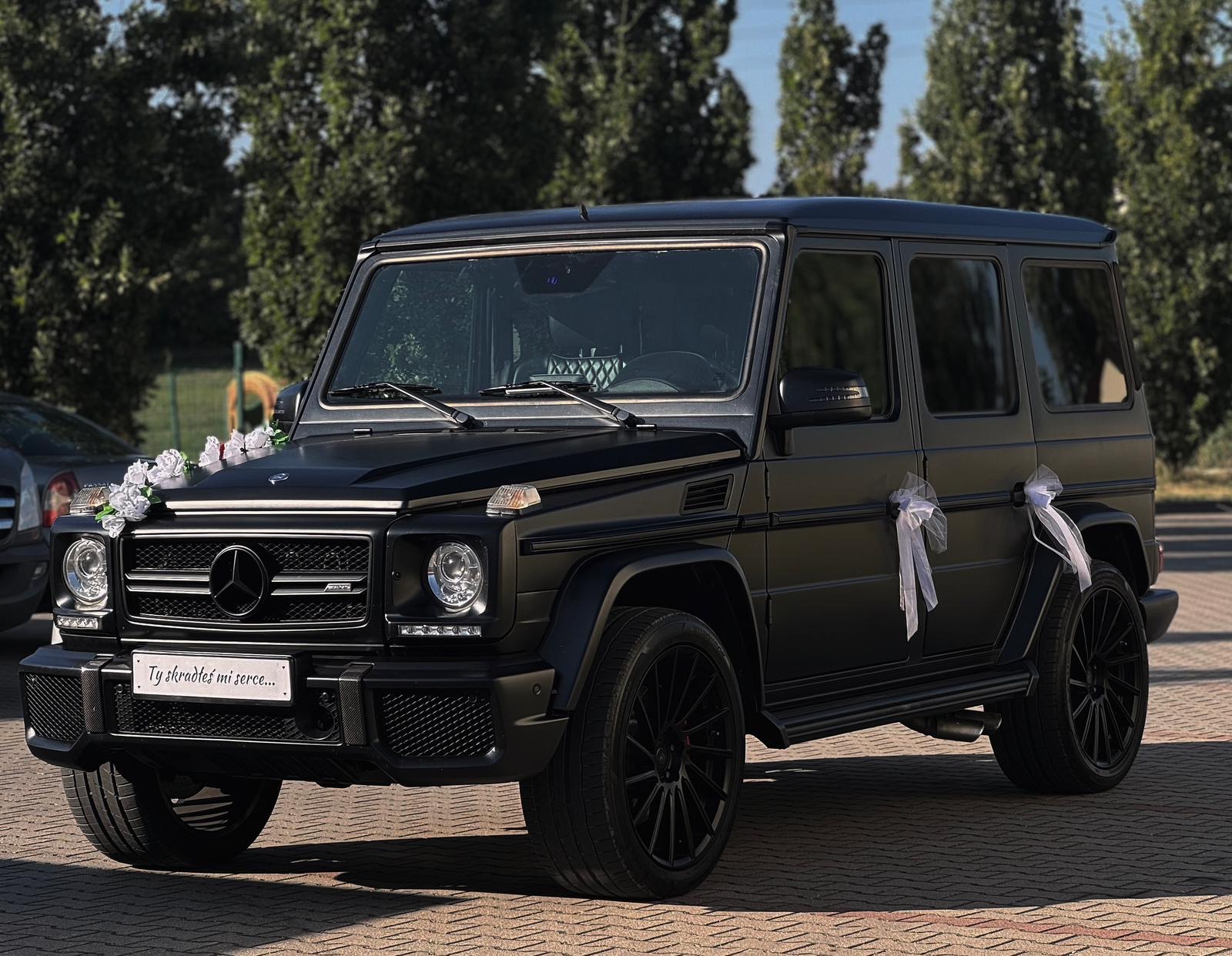 Czarny matowy GANGSTERSKI Mercedes G63 AMG - mozliwosc prowadzenia