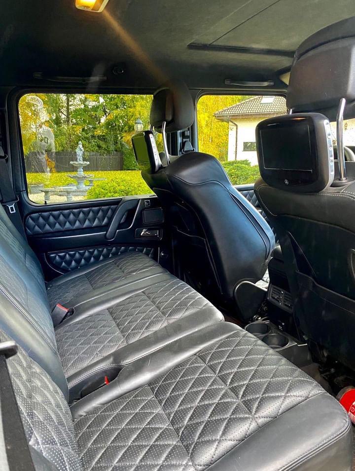 Czarny matowy GANGSTERSKI Mercedes G63 AMG - mozliwosc prowadzenia