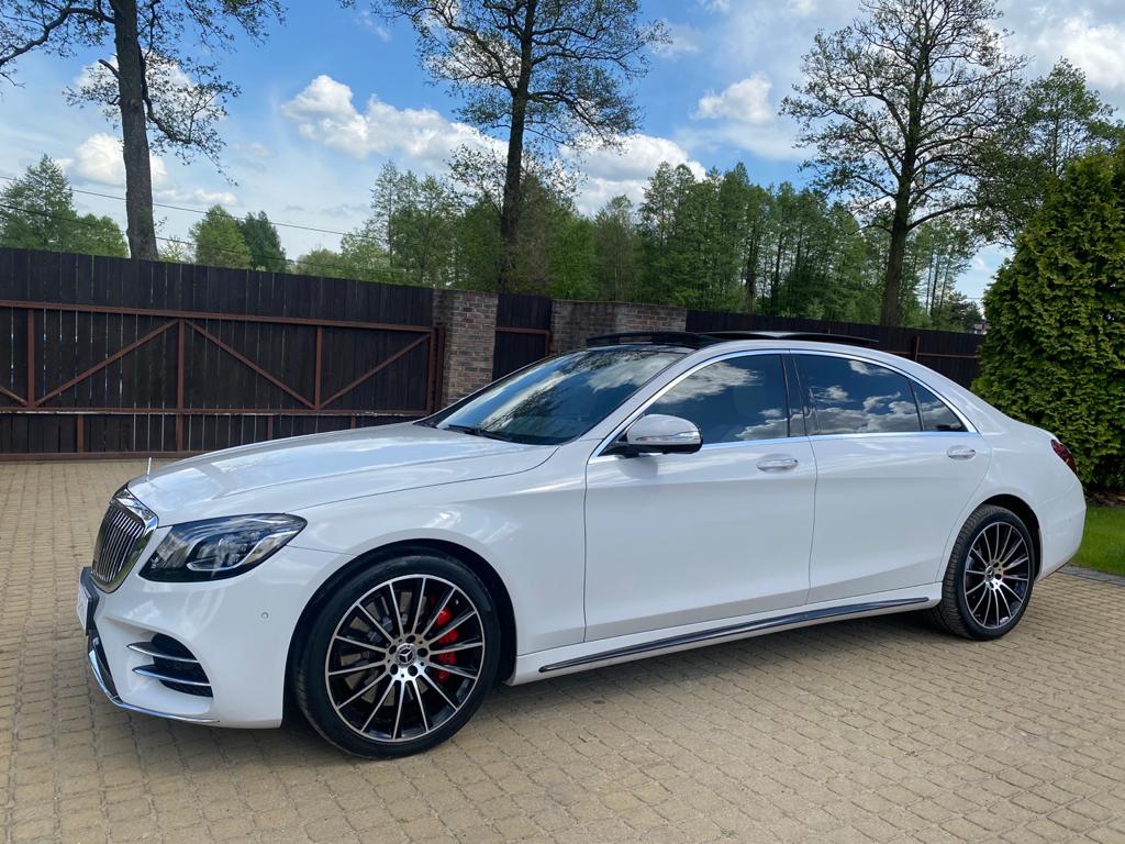 Biały Mercedes S Maybach w222, mega luksusowy ! Mozliwosc prowadzenia