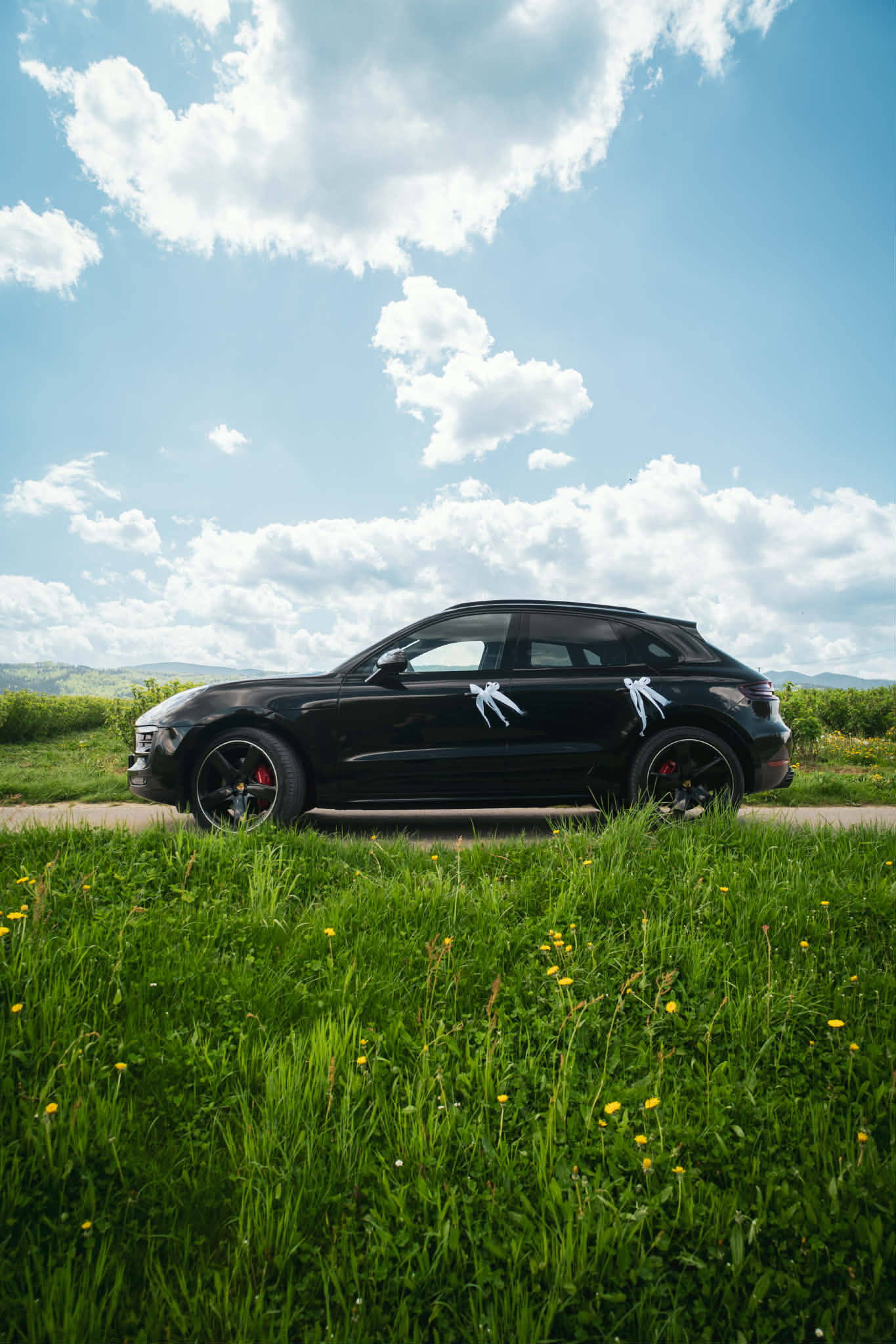 Czarne poliftowe Porsche Macan GTS