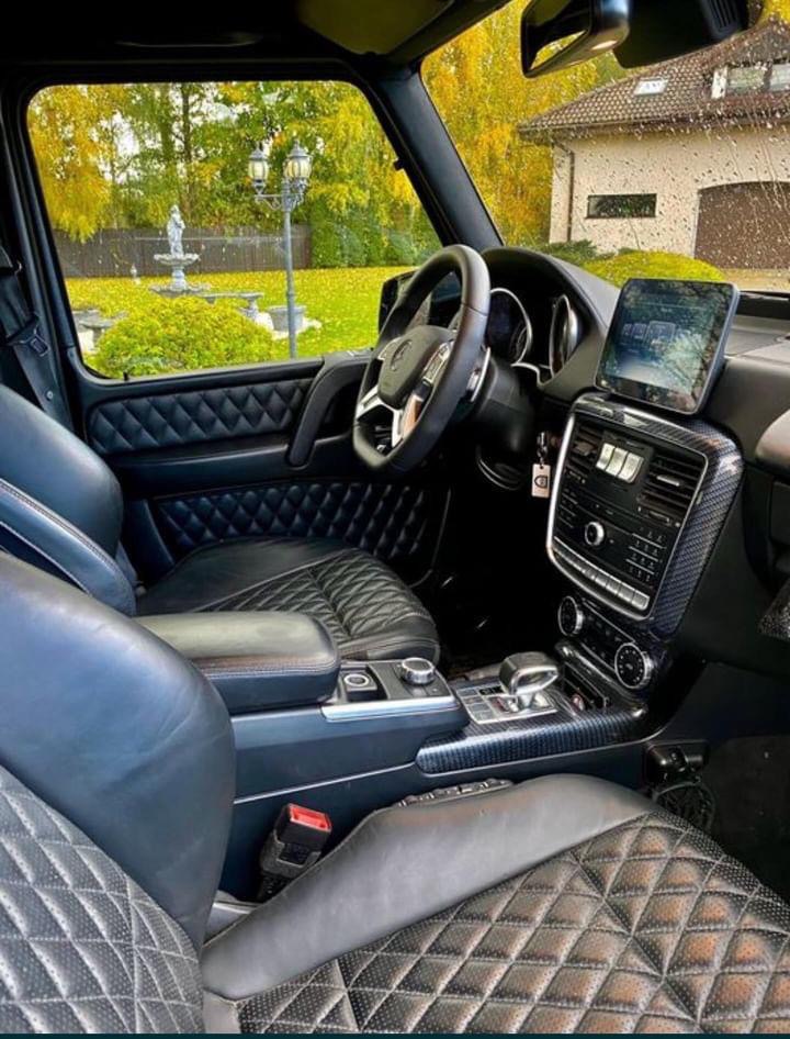 Czarny matowy GANGSTERSKI Mercedes G63 AMG - mozliwosc prowadzenia