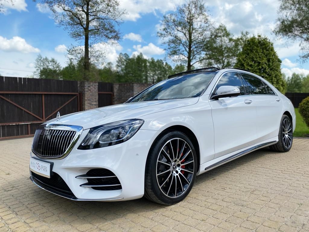 Biały Mercedes S Maybach w222, mega luksusowy ! Mozliwosc prowadzenia