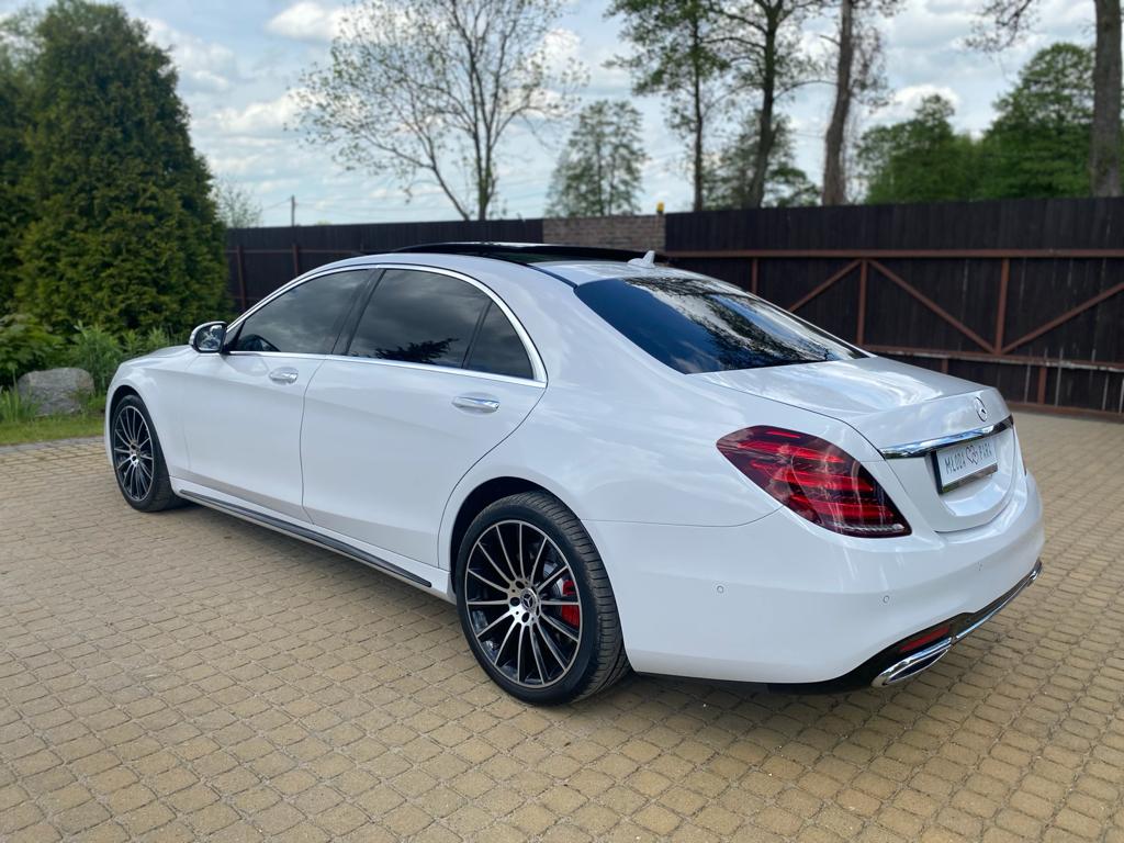 Biały Mercedes S Maybach w222, mega luksusowy ! Mozliwosc prowadzenia