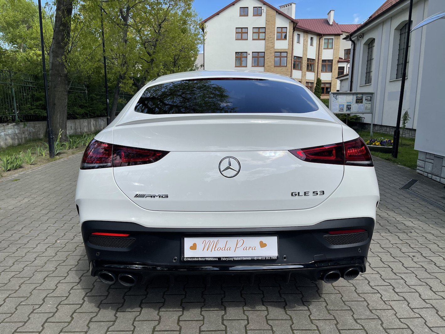 Najnowszy, biały Mercedes GLE 53 AMG Coupe !