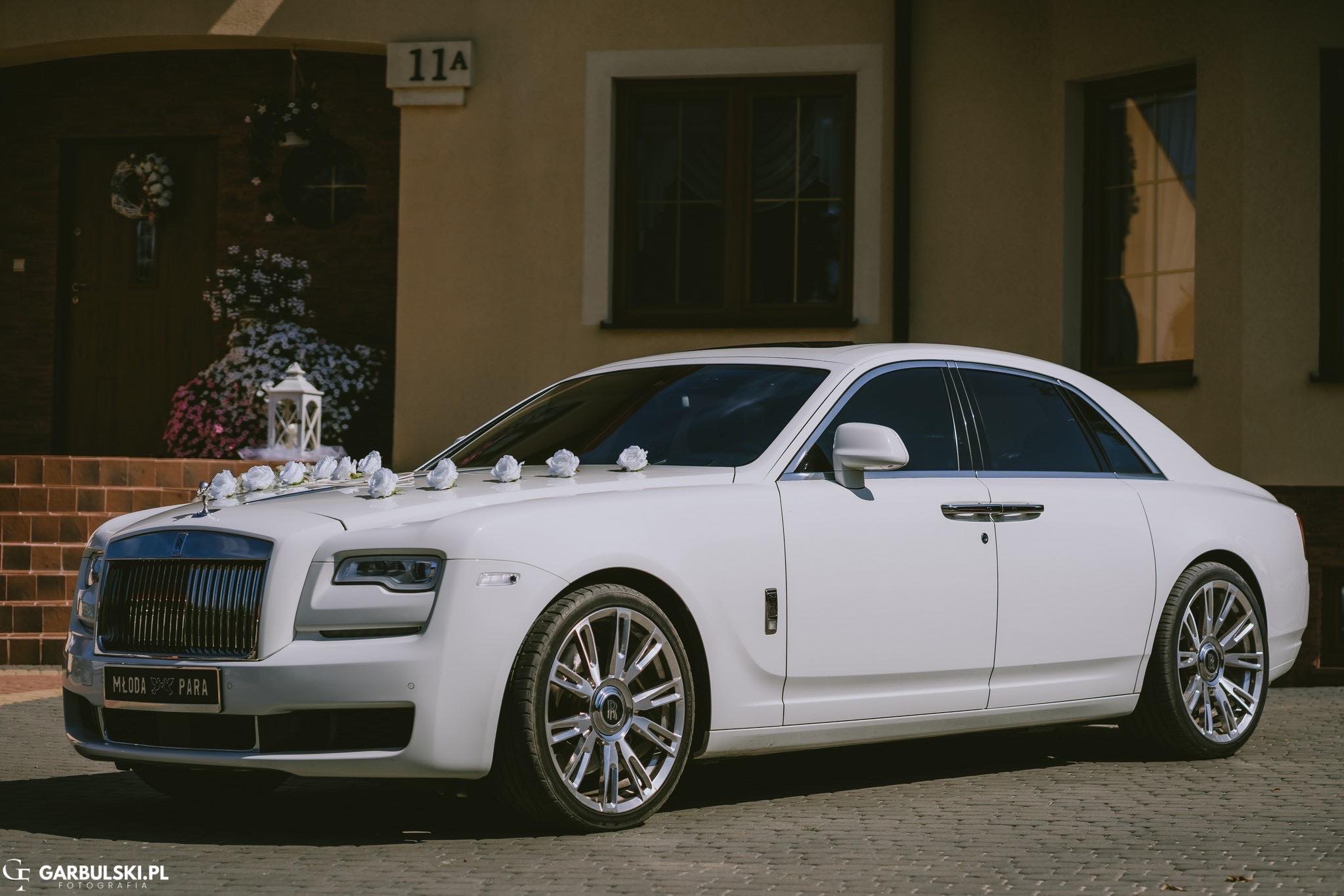 Poliftowy, obłedny, mega luksusowy, biały Rolls Royce Ghost !!
