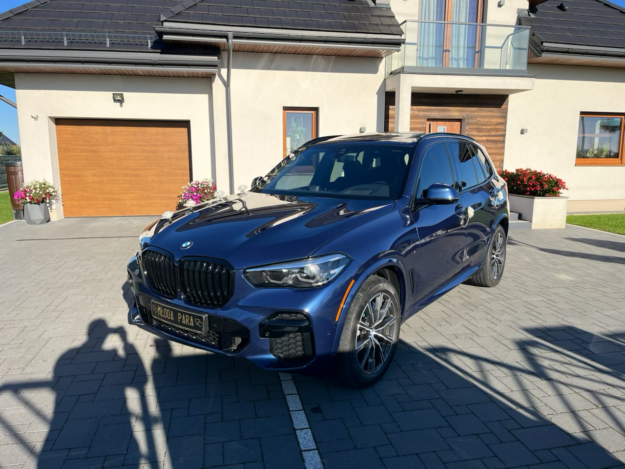 Granatowe Bmw X5 G05 M-Pakiet
