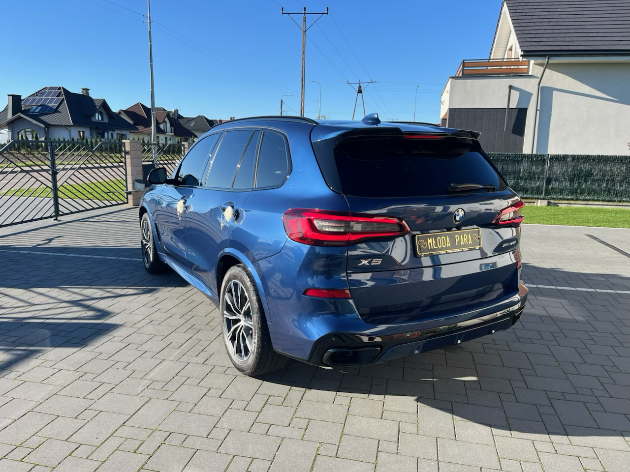 Granatowe Bmw X5 G05 M-Pakiet