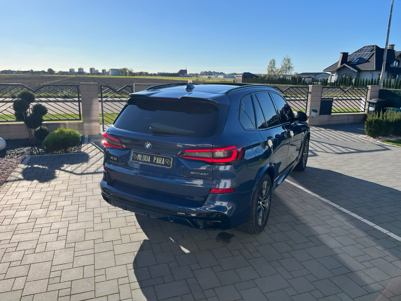 Granatowe Bmw X5 G05 M-Pakiet