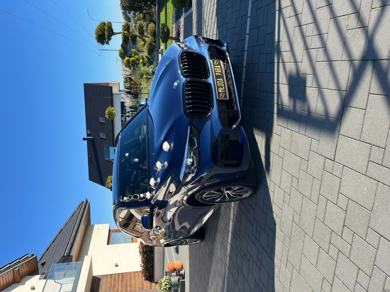 Granatowe Bmw X5 G05 M-Pakiet