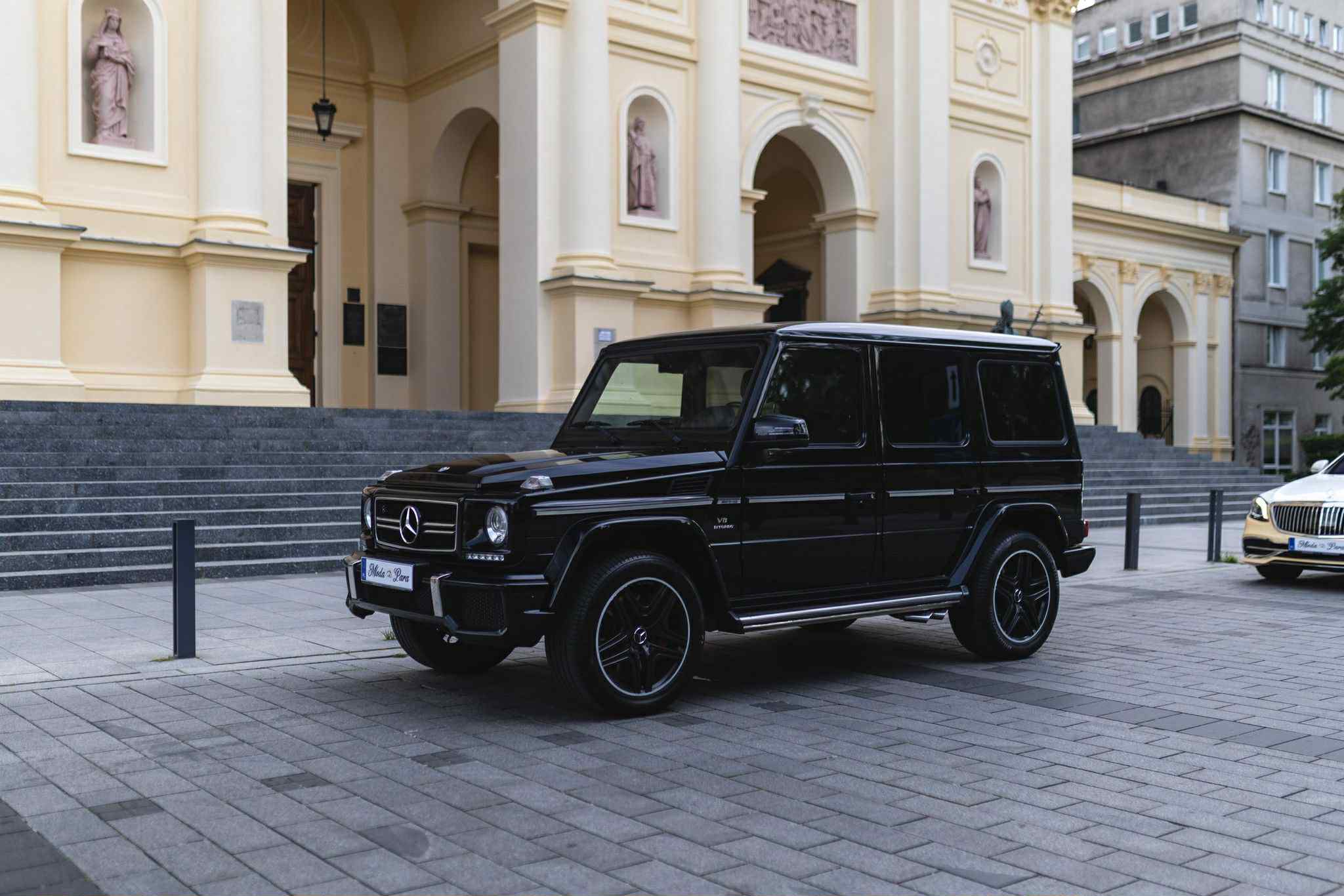 Czarny Mercedes G63 AMG