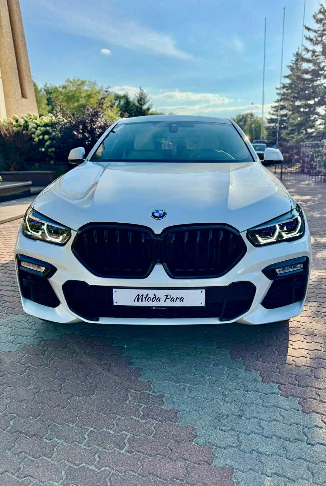 Białe, zjawiskowe Bmw X6 G06
