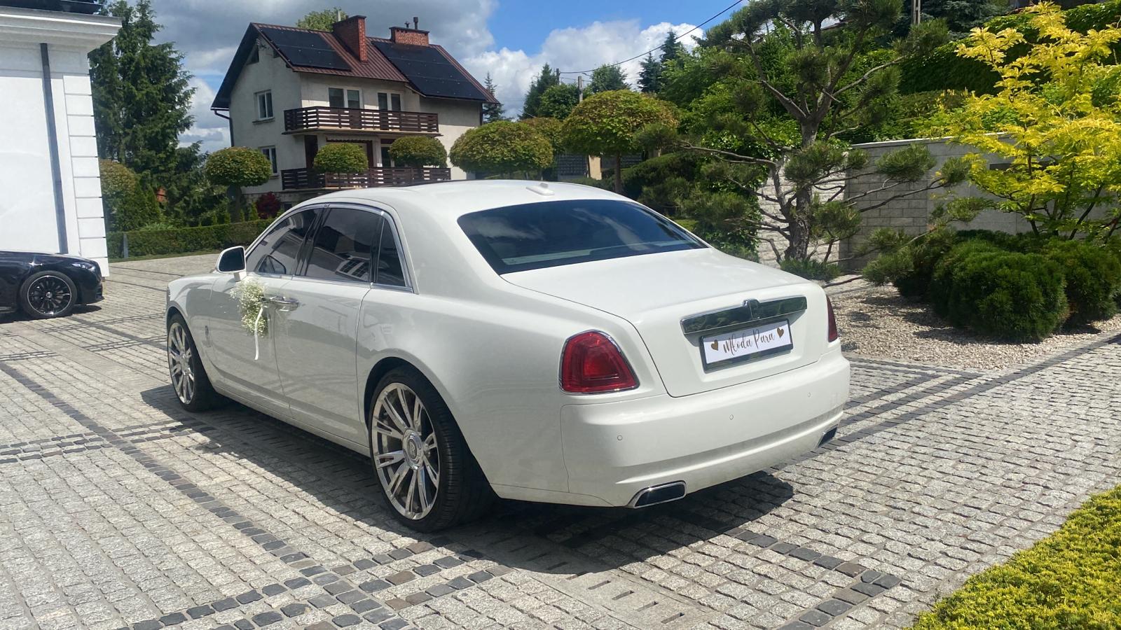 Poliftowy, obłedny, mega luksusowy, biały Rolls Royce Ghost !!