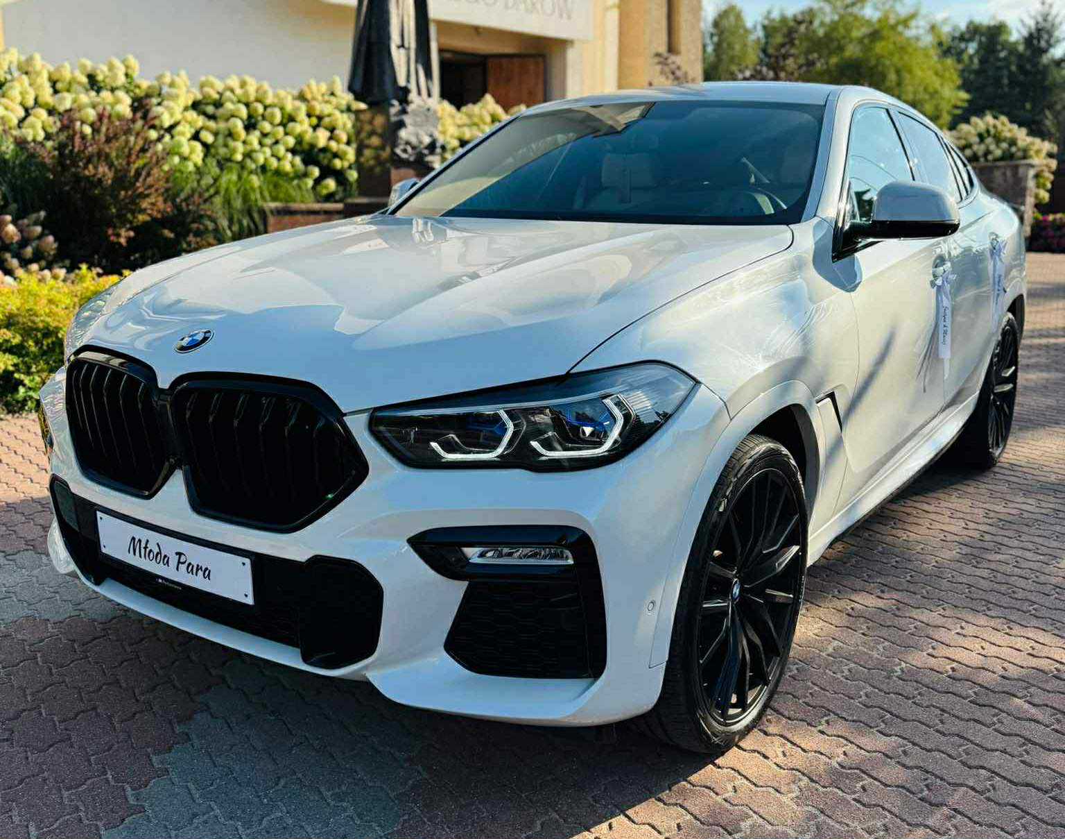 Białe, zjawiskowe Bmw X6 G06