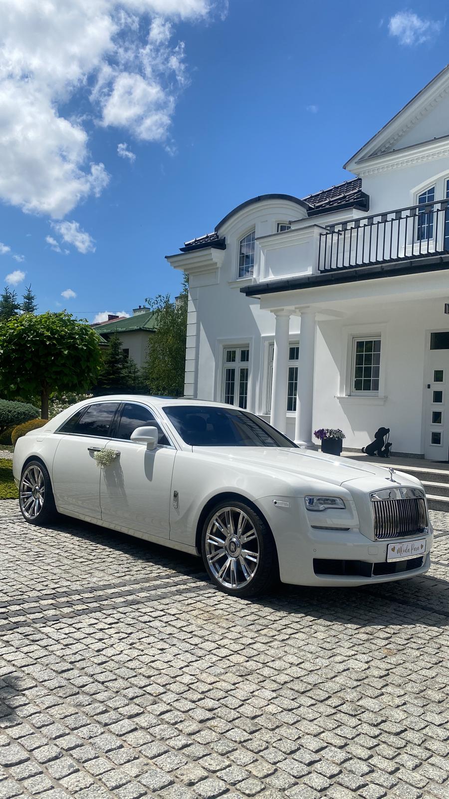 Poliftowy, obłedny, mega luksusowy, biały Rolls Royce Ghost !!