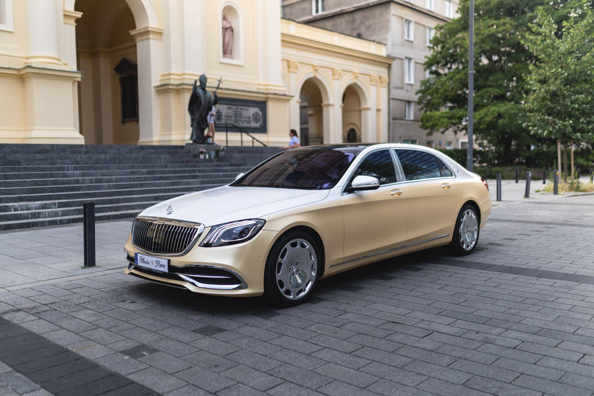 Zjawiskowy Maybach S560 - dwukolorowy ! Biało-złoty - Dla Indywidualistów !