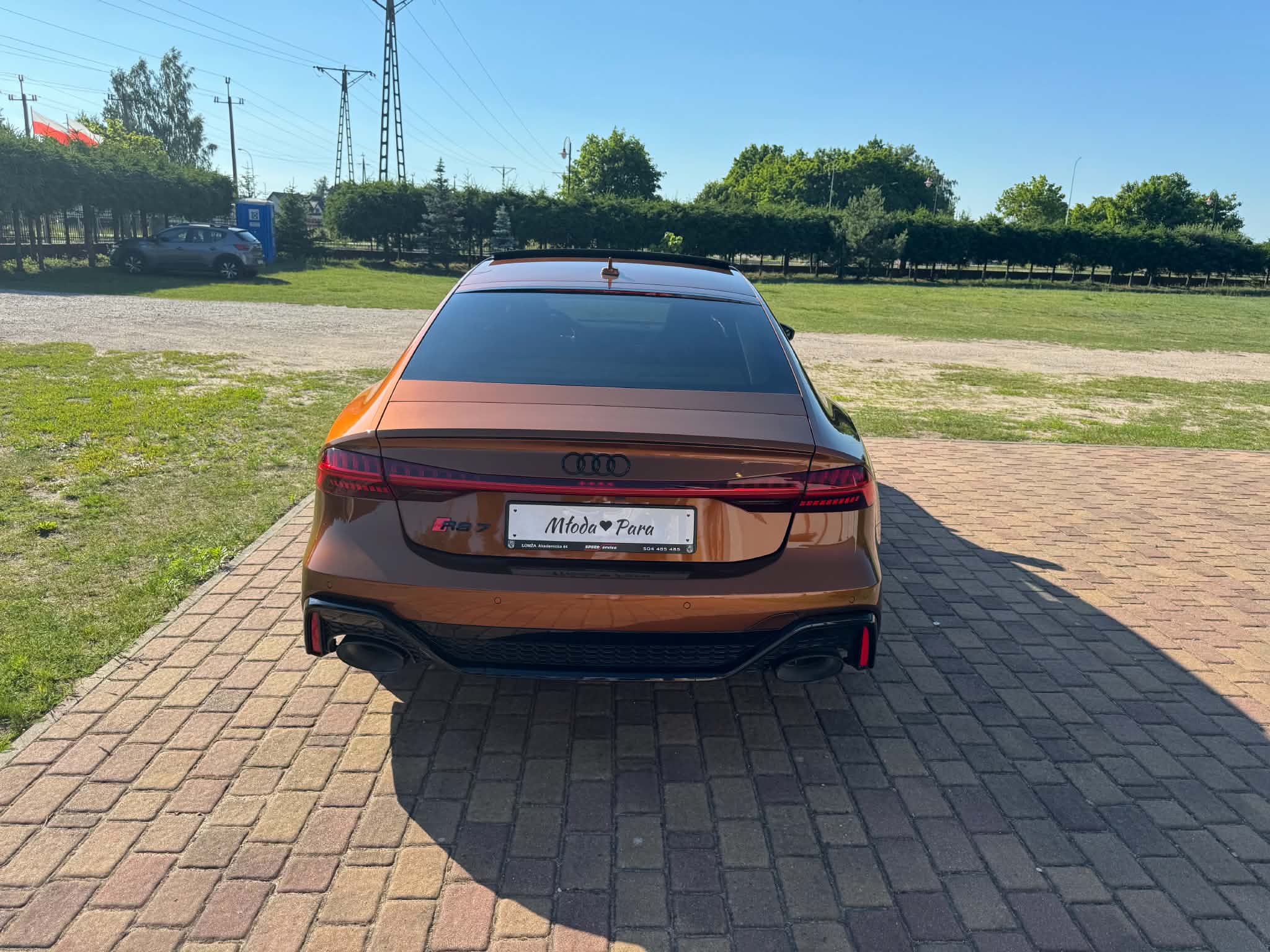 Brązowe (miedziane) Audi Rs7 C8 4.0 v8 600km !