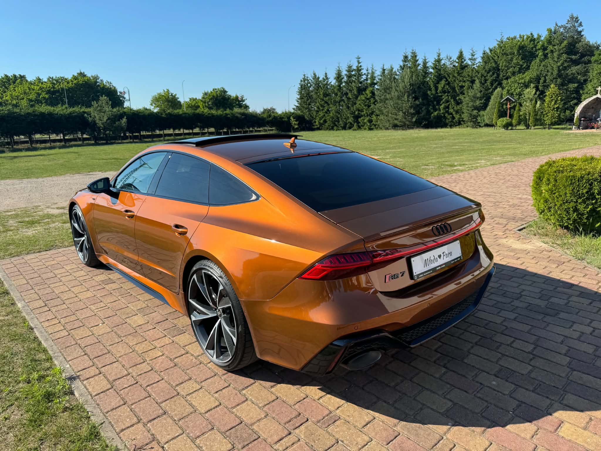 Brązowe (miedziane) Audi Rs7 C8 4.0 v8 600km !