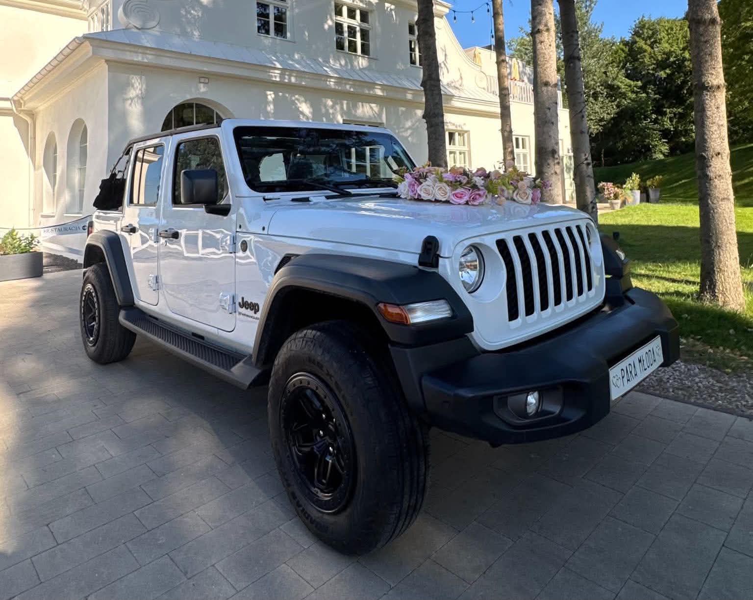 Biały Jeep Wrangler - Cabrio - Możliwość prowadzenia !