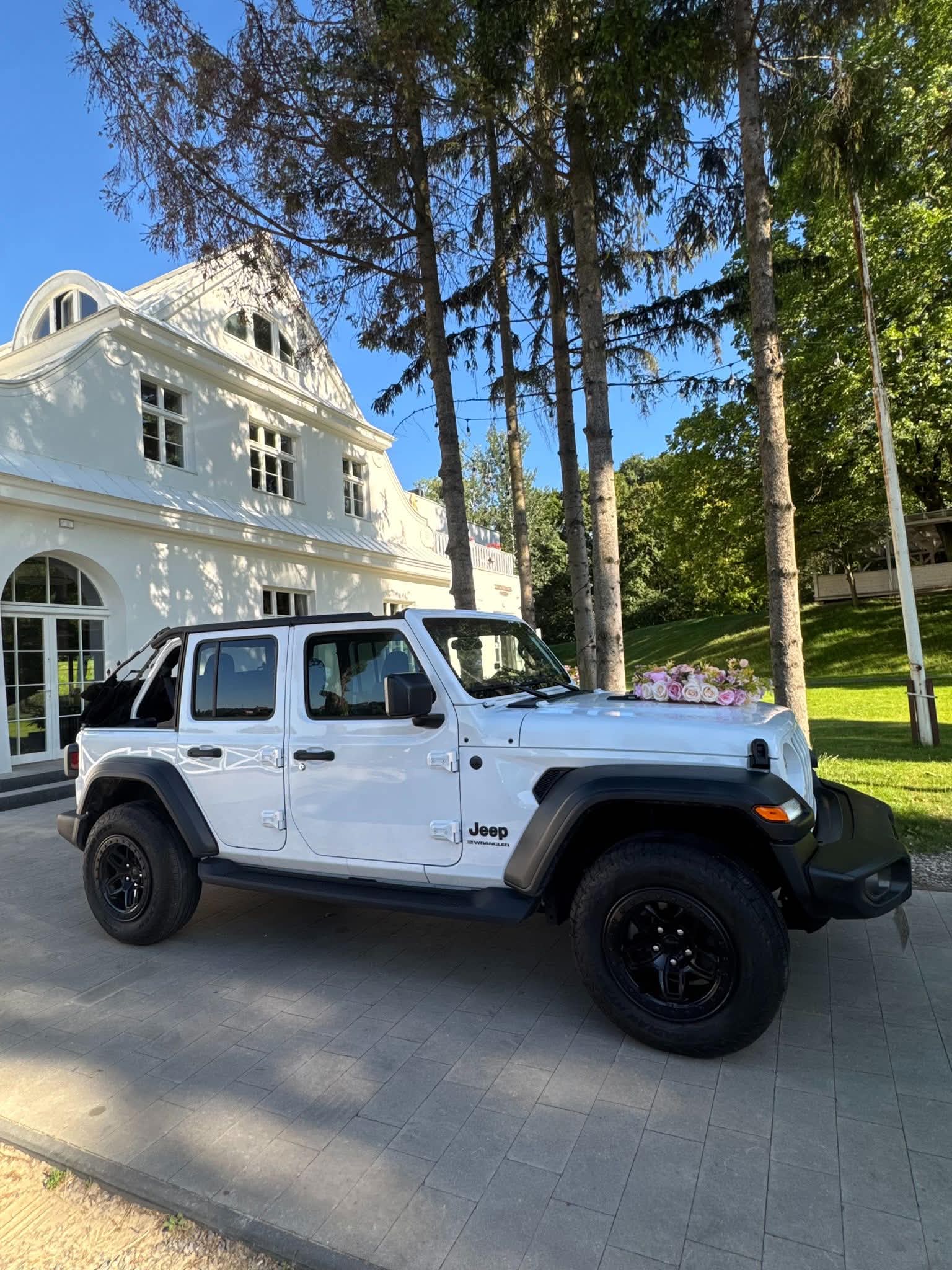 Biały Jeep Wrangler - Cabrio - Możliwość prowadzenia !