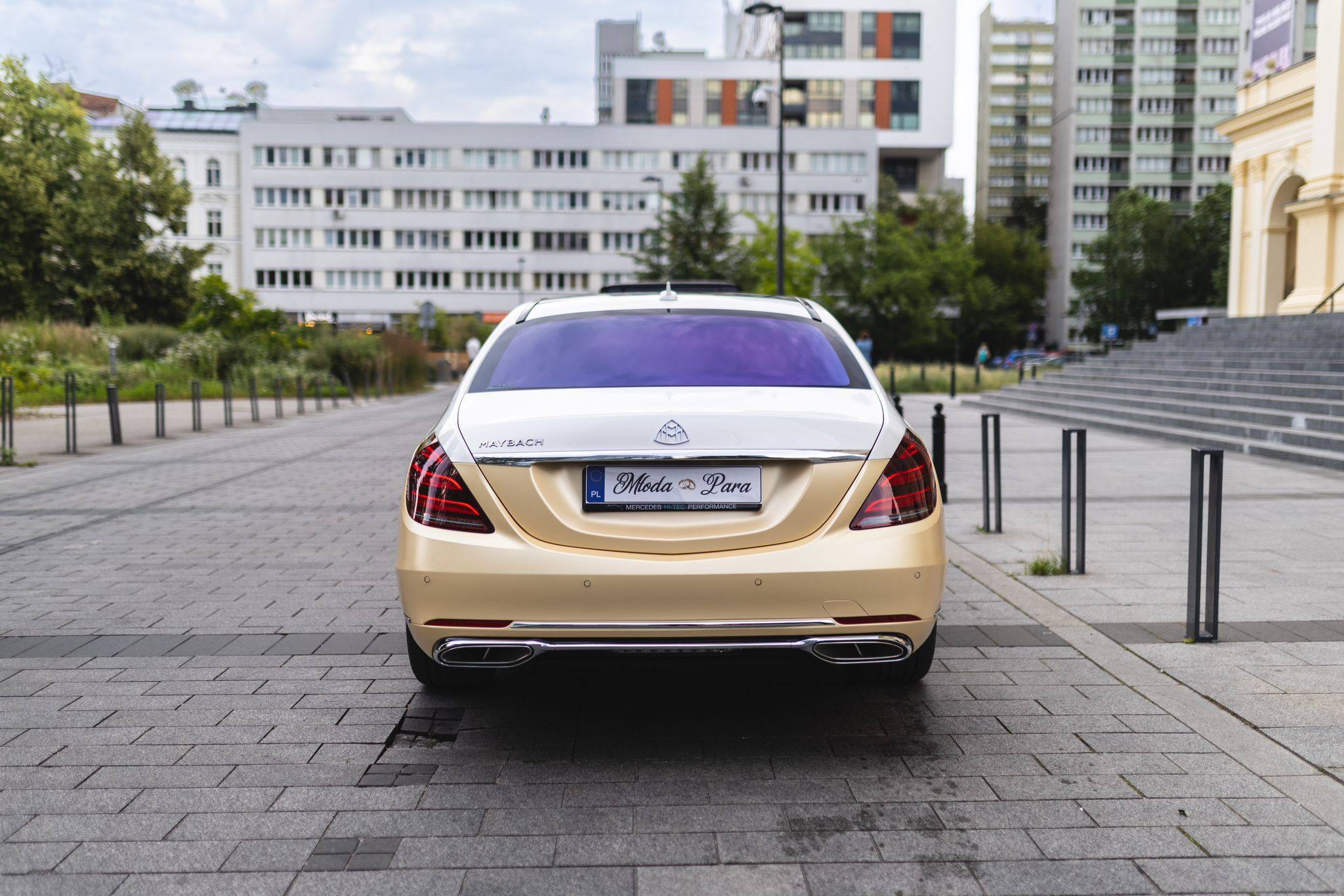 Zjawiskowy Maybach S560 - dwukolorowy ! Biało-złoty - Dla Indywidualistów !