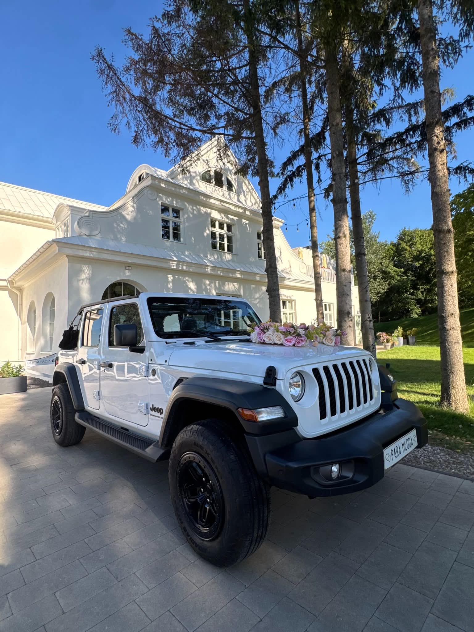 Biały Jeep Wrangler - Cabrio - Możliwość prowadzenia !