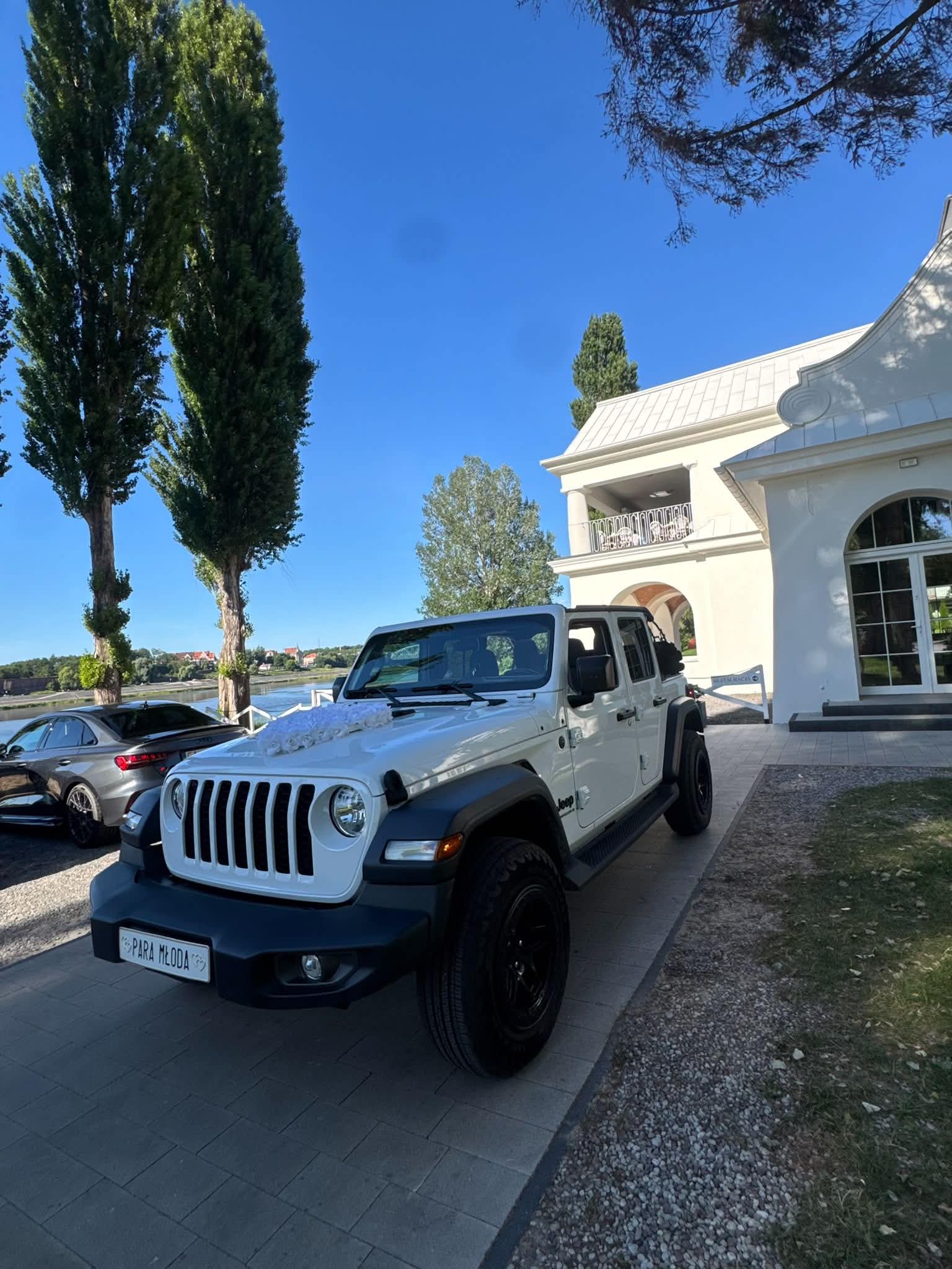 Biały Jeep Wrangler - Cabrio - Możliwość prowadzenia !
