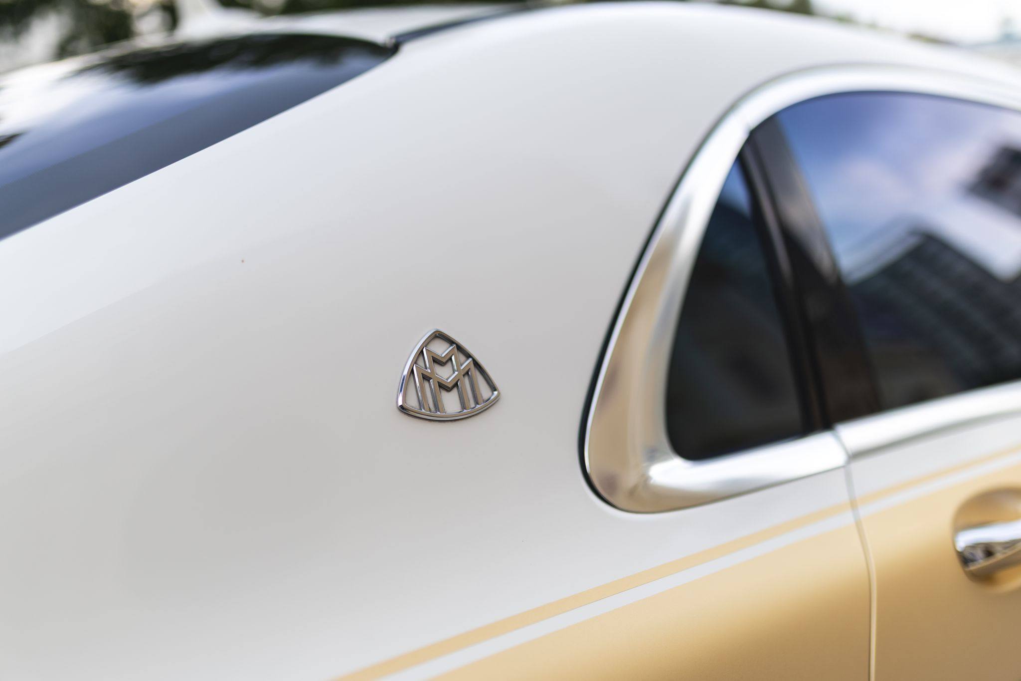 Zjawiskowy Maybach S560 - dwukolorowy ! Biało-złoty - Dla Indywidualistów !
