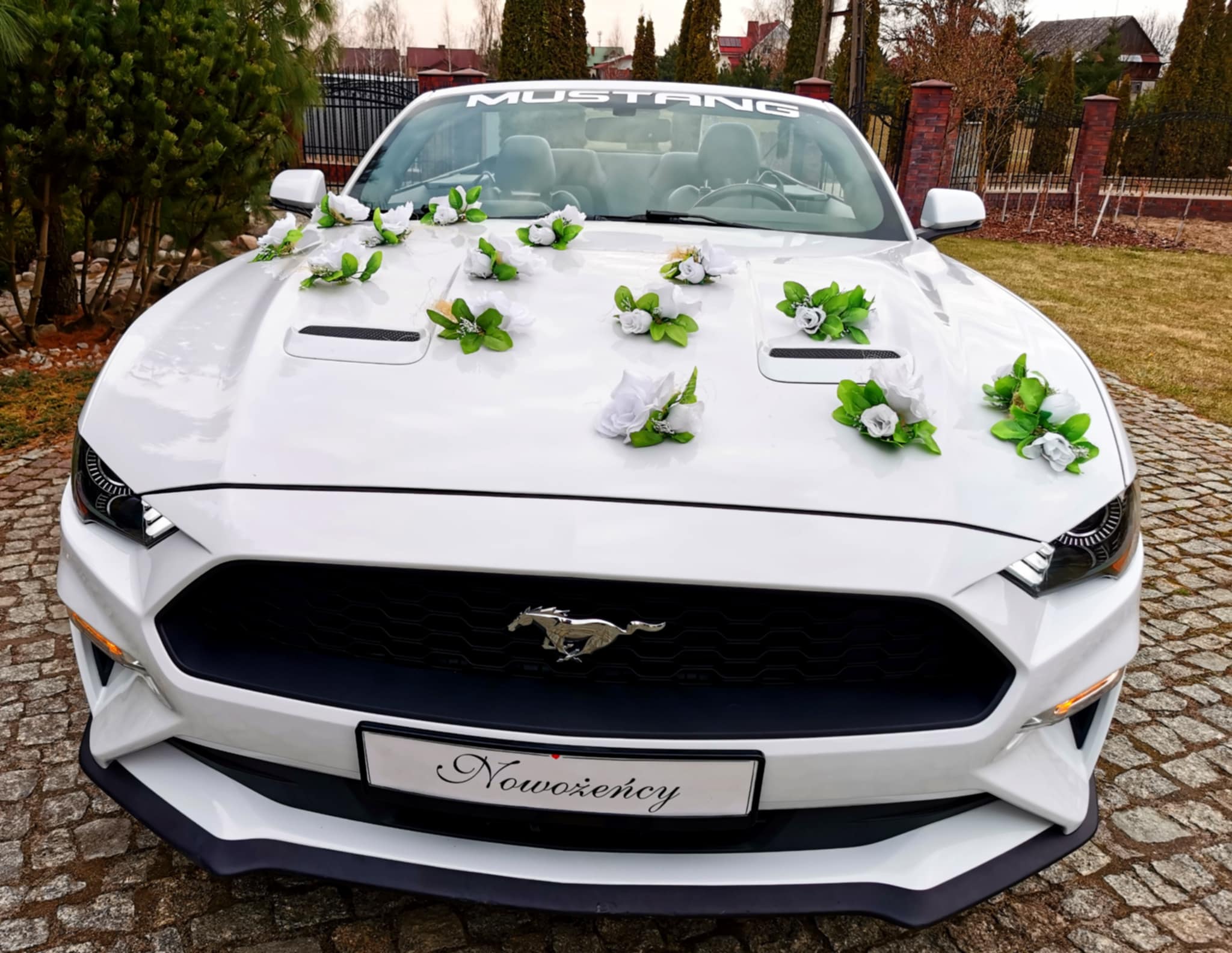 Biały Ford Mustang Cabrio - Sam prowadzisz !
