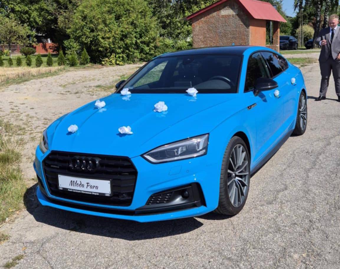 Niebieskie Audi A5 S-line !