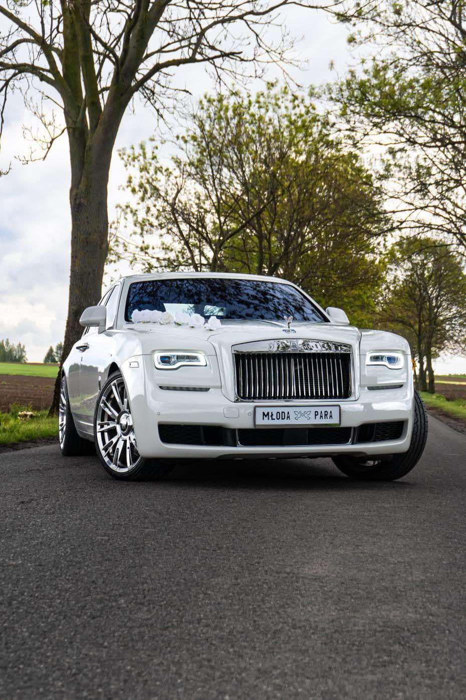 Poliftowy, obłedny, mega luksusowy, biały Rolls Royce Ghost !!