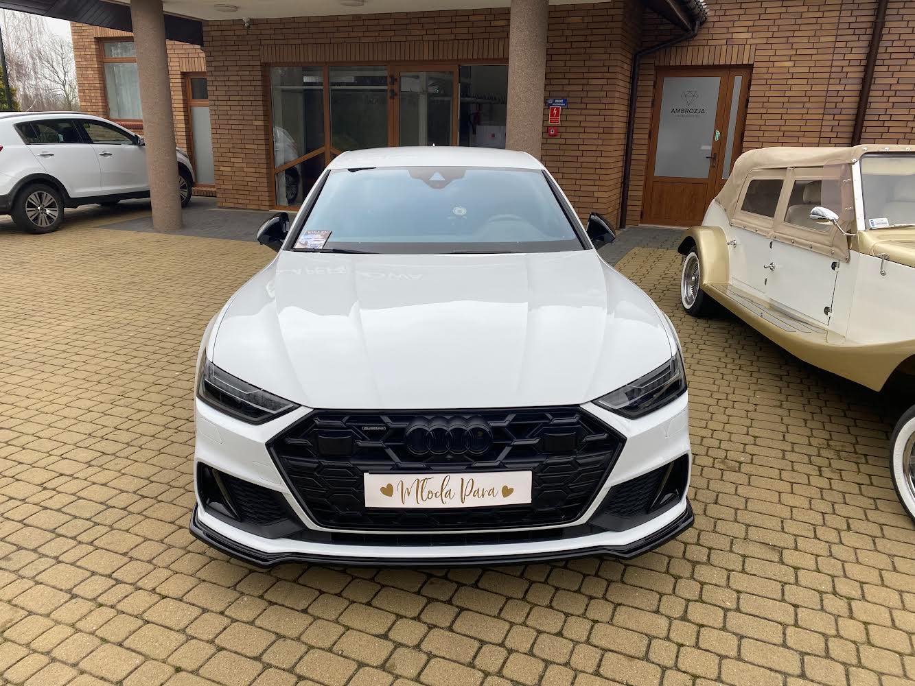 Białe Audi A7 C8 S-line