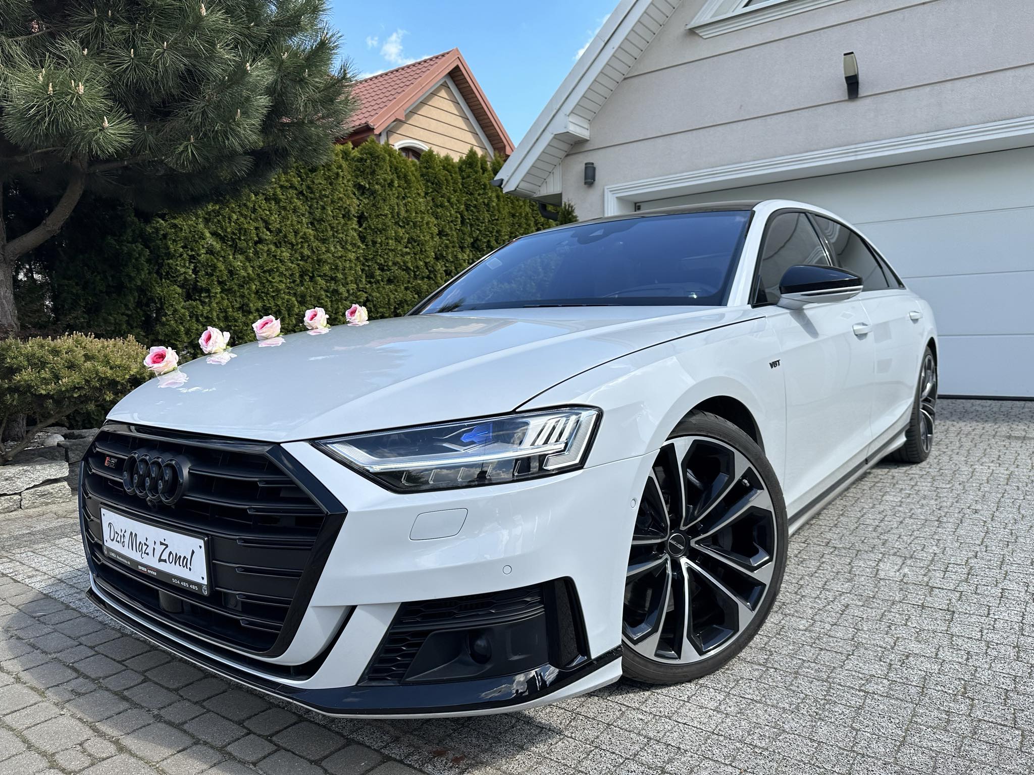 Najnowsze Audi S8 D5 Lang - biała perła - 4.0 v8 571km !