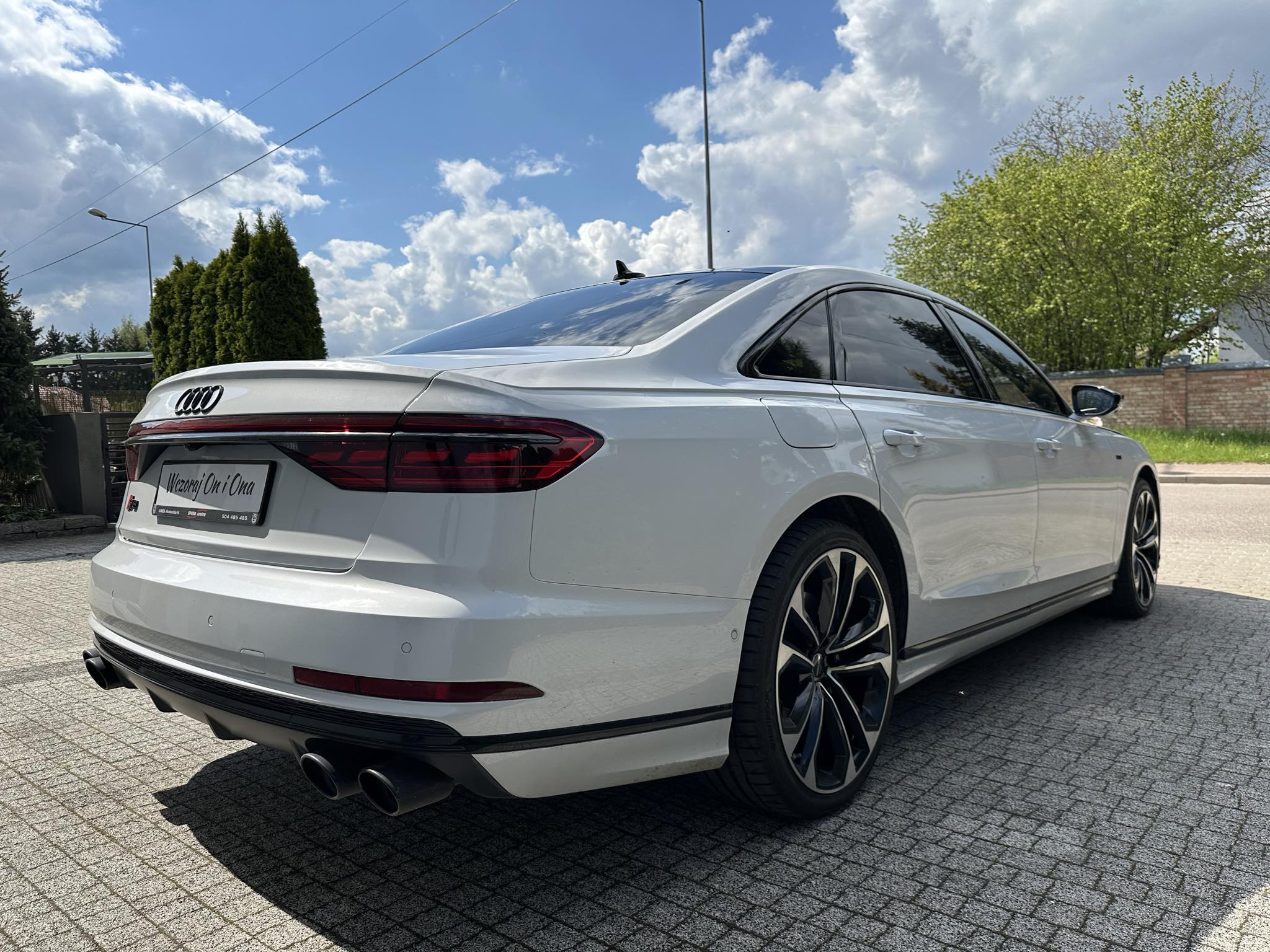 Najnowsze Audi S8 D5 Lang - biała perła - 4.0 v8 571km !