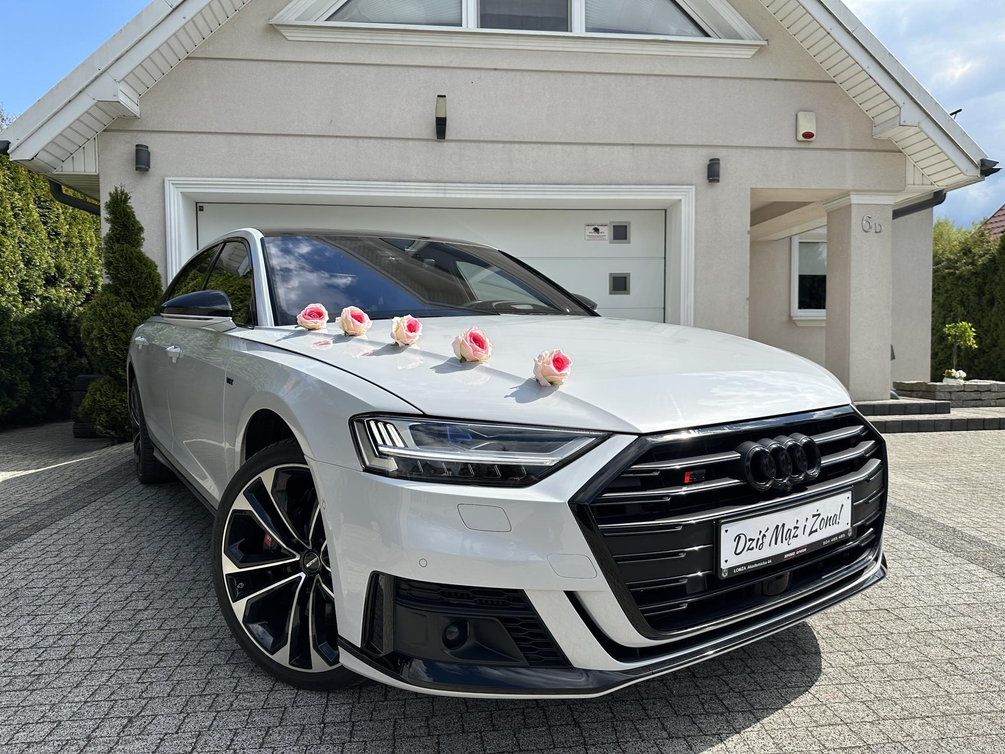 Najnowsze Audi S8 D5 Lang - biała perła - 4.0 v8 571km !