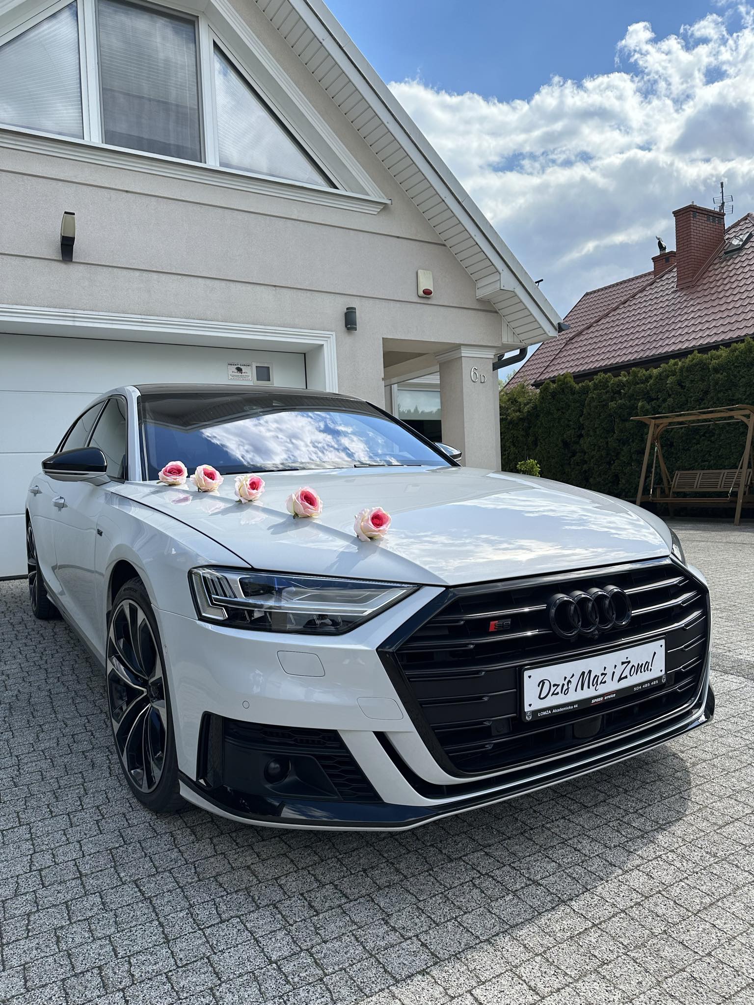 Najnowsze Audi S8 D5 Lang - biała perła - 4.0 v8 571km !