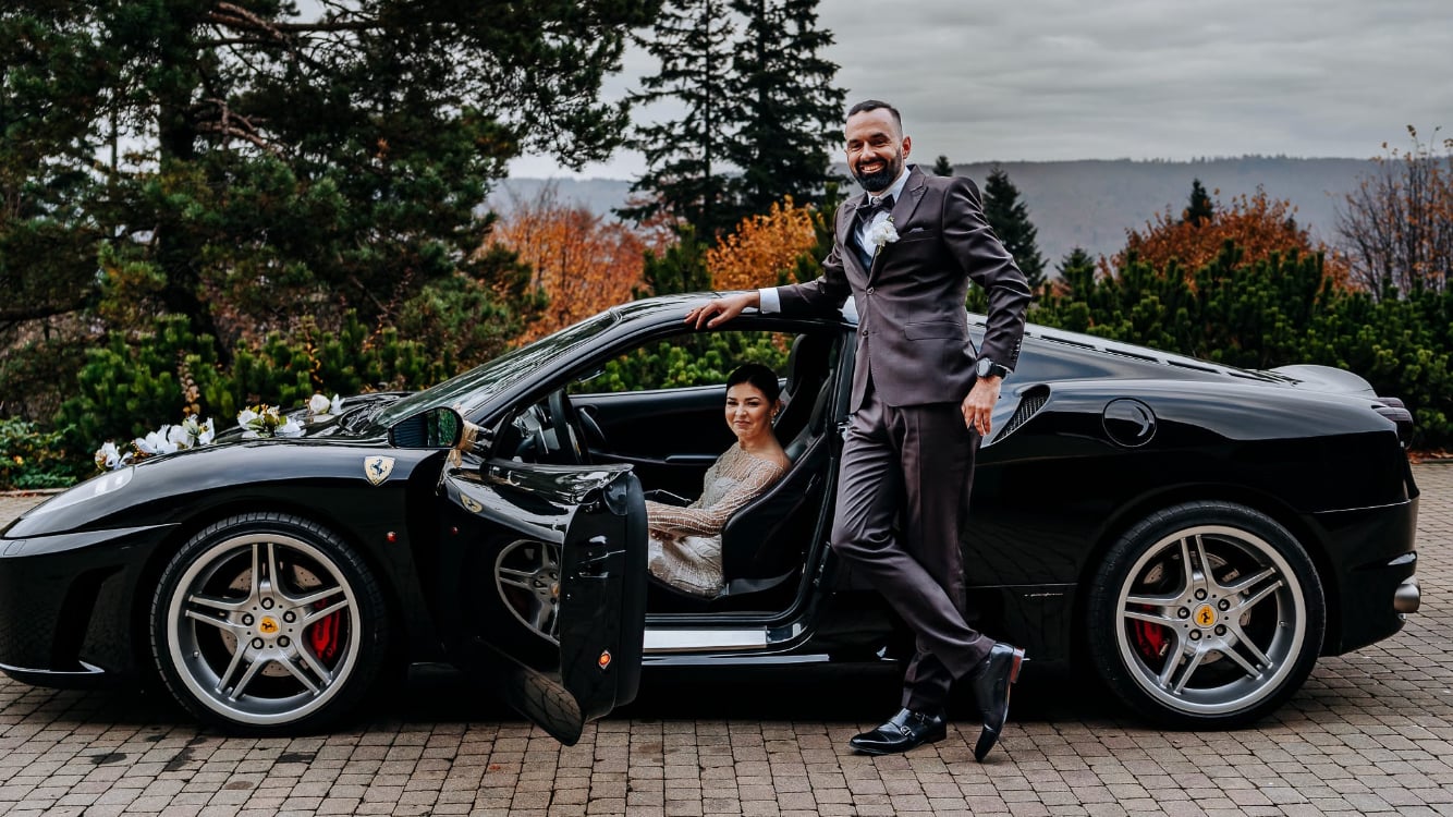 Czarne Ferrari F430 4.3 v8 490km - sami prowadzicie