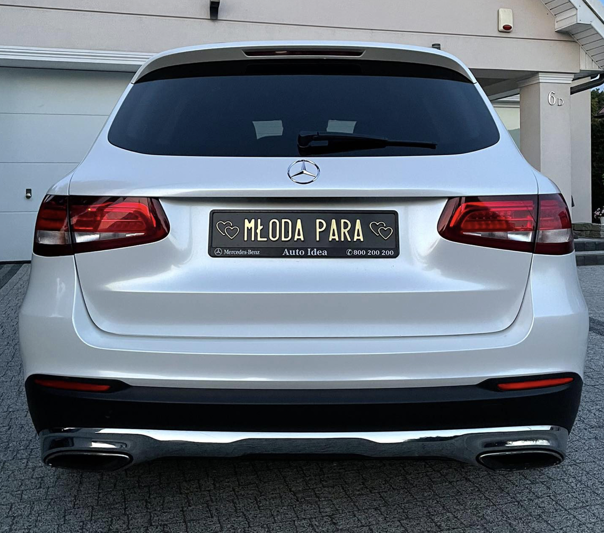 Przepiękny, perłowo-biały Mercedes GLC SUV - mozliwość prowadzenia !